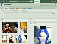 Tablet Screenshot of moondabor.deviantart.com