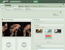 Tablet Screenshot of cbtdaddy.deviantart.com