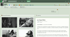 Desktop Screenshot of mazer.deviantart.com