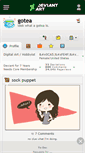 Mobile Screenshot of gotea.deviantart.com