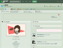 Tablet Screenshot of gotea.deviantart.com