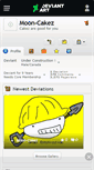 Mobile Screenshot of moon-cakez.deviantart.com