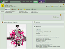 Tablet Screenshot of m-i-n-i-m-e.deviantart.com
