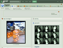 Tablet Screenshot of magdam.deviantart.com
