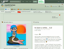 Tablet Screenshot of moonlit-horizon.deviantart.com