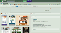 Desktop Screenshot of midiaprata.deviantart.com