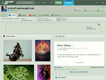 Tablet Screenshot of animefreakmangafreak.deviantart.com
