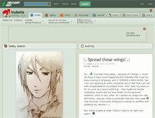 Tablet Screenshot of inubelle.deviantart.com