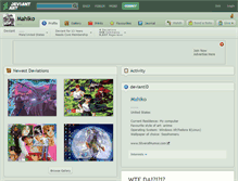 Tablet Screenshot of mahiko.deviantart.com