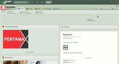 Desktop Screenshot of pertamax.deviantart.com