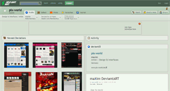 Desktop Screenshot of pix-world.deviantart.com