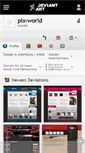 Mobile Screenshot of pix-world.deviantart.com