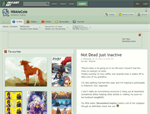 Tablet Screenshot of nikkiecole.deviantart.com