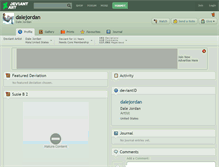 Tablet Screenshot of dalejordan.deviantart.com