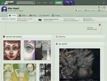 Tablet Screenshot of miss-heart.deviantart.com