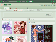 Tablet Screenshot of amako-chan.deviantart.com