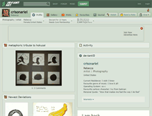 Tablet Screenshot of crisonariel.deviantart.com