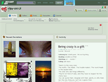 Tablet Screenshot of c0py-cat-lil.deviantart.com