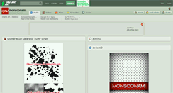 Desktop Screenshot of monsoonami.deviantart.com