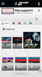 Mobile Screenshot of poly-support.deviantart.com