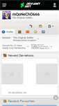 Mobile Screenshot of moonecho666.deviantart.com