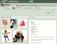 Tablet Screenshot of enidfreyr.deviantart.com
