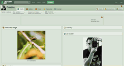Desktop Screenshot of frostfox.deviantart.com