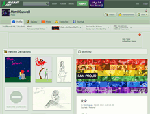 Tablet Screenshot of mimixkawaii.deviantart.com
