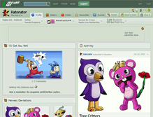 Tablet Screenshot of katonator.deviantart.com