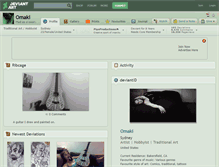 Tablet Screenshot of omaki.deviantart.com