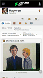 Mobile Screenshot of madwren.deviantart.com