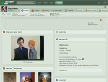 Tablet Screenshot of madwren.deviantart.com