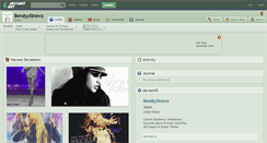 Desktop Screenshot of bendyystrawz.deviantart.com
