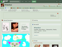 Tablet Screenshot of illfatedsoul.deviantart.com