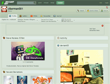 Tablet Screenshot of ciberman001.deviantart.com