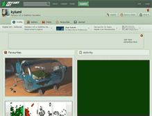 Tablet Screenshot of kylumi.deviantart.com