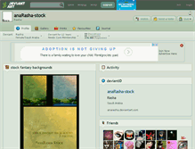Tablet Screenshot of anarasha-stock.deviantart.com