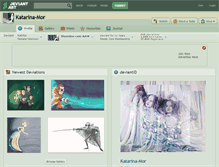 Tablet Screenshot of katarina-mor.deviantart.com