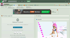 Desktop Screenshot of lunamaru.deviantart.com