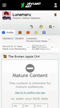 Mobile Screenshot of lunamaru.deviantart.com