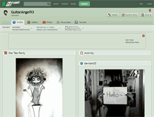 Tablet Screenshot of guitarangel93.deviantart.com