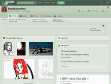 Tablet Screenshot of bloodraynefans.deviantart.com