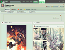 Tablet Screenshot of morgan-chane.deviantart.com