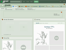 Tablet Screenshot of drbob86.deviantart.com