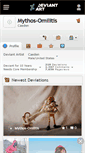 Mobile Screenshot of mythos-omilitis.deviantart.com
