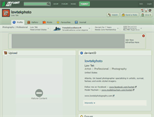 Tablet Screenshot of lowtekphoto.deviantart.com