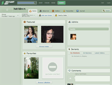 Tablet Screenshot of hot-bbw.deviantart.com