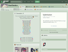 Tablet Screenshot of fourchords.deviantart.com