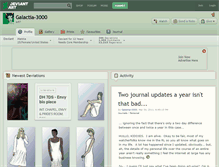 Tablet Screenshot of galactia-3000.deviantart.com