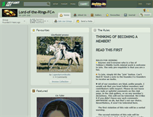Tablet Screenshot of lord-of-the-rings-fc.deviantart.com